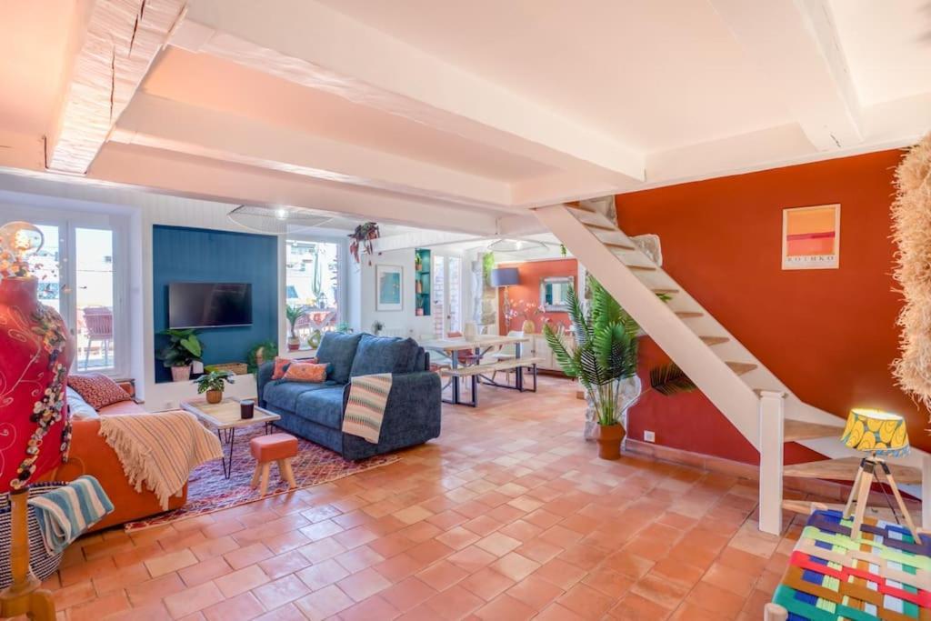 #48 Suite Jean Top Floor Terrace 5Min Walk Sea Ac Nice Exterior foto