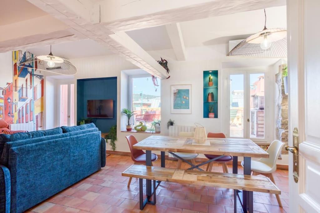 #48 Suite Jean Top Floor Terrace 5Min Walk Sea Ac Nice Exterior foto