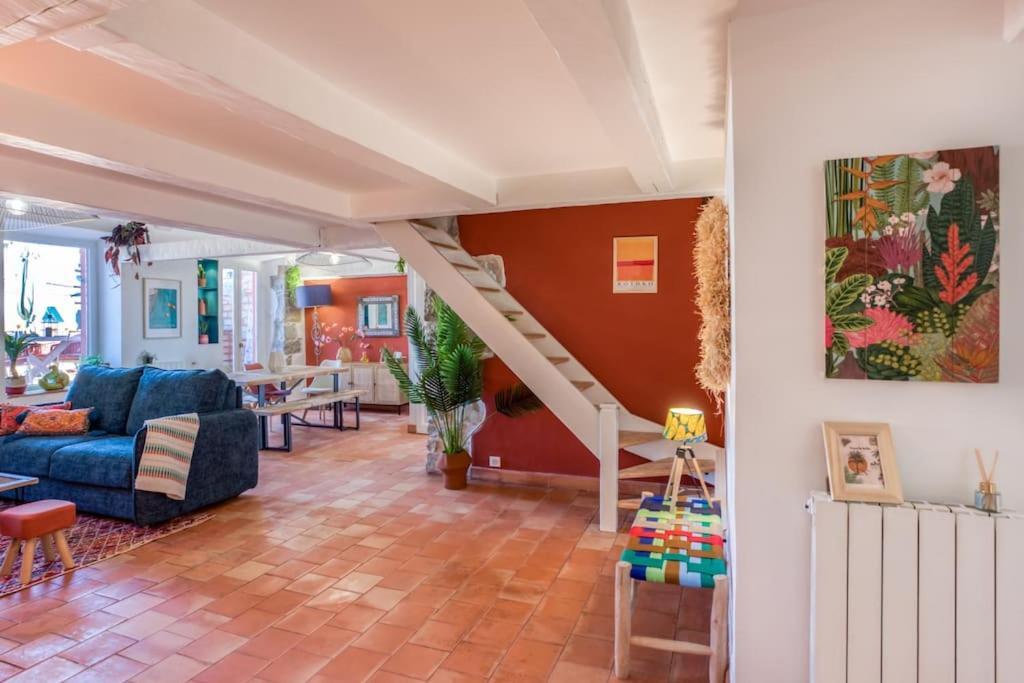#48 Suite Jean Top Floor Terrace 5Min Walk Sea Ac Nice Exterior foto
